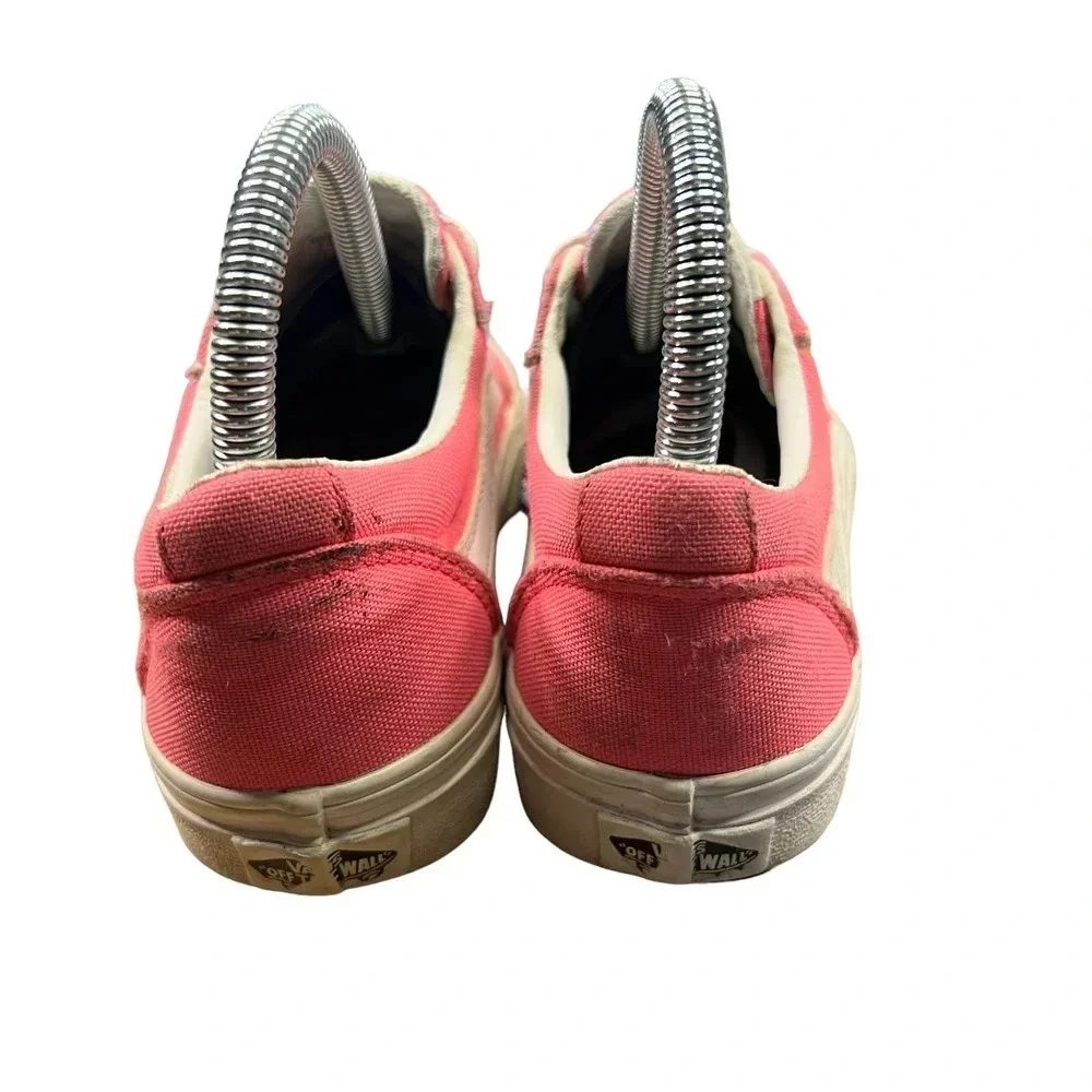 Vans Ward Low Top Honeysuckle Pink Canvas Skate Shoes Sneakers‎ Women's Size 5